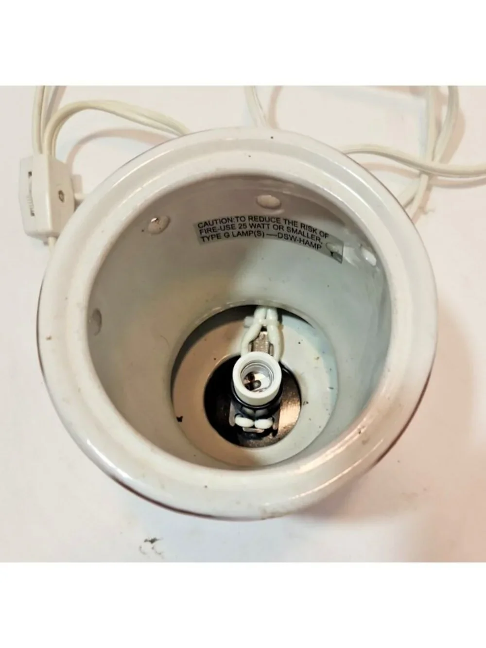 Scentsy Hampton Distressed White  Warmer Full Size Retired  6